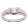 9ct White Gold Cubic Zirconia Single Stone Ring
