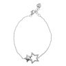Silver Star Bracelet 7" by Icesia