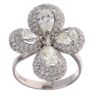 18ct White Gold 3.00ct Diamond Fancy Ring