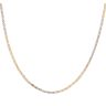 14ct Yellow White and Rose Gold Byzantine Chain 22"