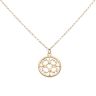 9ct Yellow Gold Patterned Fancy Pendant and Chain 22"