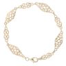 9ct Yellow Gold Celtic Fancy Bracelet 7.5"