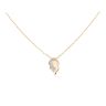 9ct Yellow Gold 0.10ct Diamond Pendant And Chain 18"