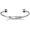 Mint Of London 925 Silver Child's Solid Identity Torque Bangle