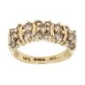 9ct Yellow Gold 0.90ct Brown Brilliant Cut Diamond Ring