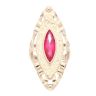 14ct Yellow Gold Red Gemstone Marquise Ring
