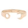9ct Yellow Gold Spanner Patterned Torque Bangle