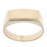 9ct Yellow Gold Plain Signet Ring