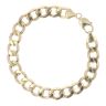 9ct Yellow Gold Curb Bracelet 8.5"