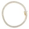 18ct Yellow Gold Cubic Zirconia Bracelet 7"