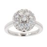 Platinum Brilliant Cut 1.00ct Diamond Cluster Ring
