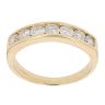 18ct Yellow Gold 1.00ct Brilliant Cut Diamond Half Eternity Ring