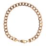 9ct Yellow Gold Curb Bracelet 8"