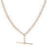 9ct Rose Gold Albert T-Bar Chain 20"
