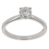 Platinum 0.65ct Brilliant Cut Diamond Solitaire Ring