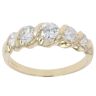14ct Yellow Gold Cubic Zirconia Five Stone Ring