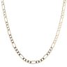 9ct Yellow Gold Figaro Chain 22"