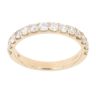 9ct Yellow Gold 0.70ct Diamond Half Eternity Ring