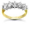 18 Carat Yellow Gold 1.50ct 5 Stone Diamond Ring