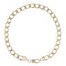 9ct Yellow Gold Curb Bracelet 8"