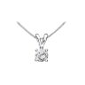 9ct White Gold 0.33ct Diamond Pendant & Chain