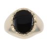 9ct Yellow Gold Onyx Signet Ring