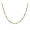 9ct Yellow Gold Figaro Chain 22"