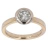18ct Yellow and White Gold 0.75ct Diamond Solitaire Ring