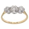18ct Yellow Gold 1.75ct Diamond Trilogy Ring