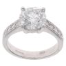 14ct White Gold 2.85ct Brilliant Cut Diamond Solitaire Ring