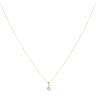18ct Yellow Gold 0.33ct Brilliant Cut Diamond Solitaire Pendant And Chain 18"