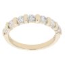 9ct Yellow Gold Cubic Zirconia Half Eternity Ring