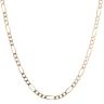 9ct Yellow Gold Figaro Chain 18"