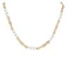 9ct Yellow and White Gold Fancy Chain 16"