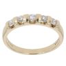 9ct Yellow Gold 0.25ct Brilliant Cut Diamond Five Stone Ring