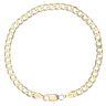 9ct Yellow Gold Curb Bracelet 9"
