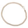 9ct Yellow Gold Curb Bracelet 8"