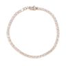 18ct Rose Gold 7.00ct Diamond Tennis Bracelet 7"