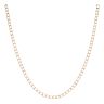 9ct Yellow Gold Square Link Curb Chain 18"
