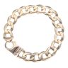 9ct Yellow Gold Curb Bracelet 9"