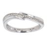 9ct White Gold 0.09ct Diamond Eternity Ring by Anya Belle