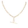 9ct Yellow Gold Albert T-Bar Fancy Chain 18"