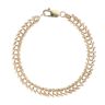 9ct Yellow Gold Fancy Bracelet 8"