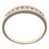9ct Yellow Gold 0.25ct Brilliant Cut Diamond Half Eternity Ring