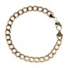 9ct Yellow Gold Curb Bracelet 9"