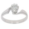 18ct White Gold 0.40ct Brilliant Cut Diamond Solitaire Ring