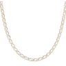 9ct Yellow And White Gold Double Curb Chain 18"